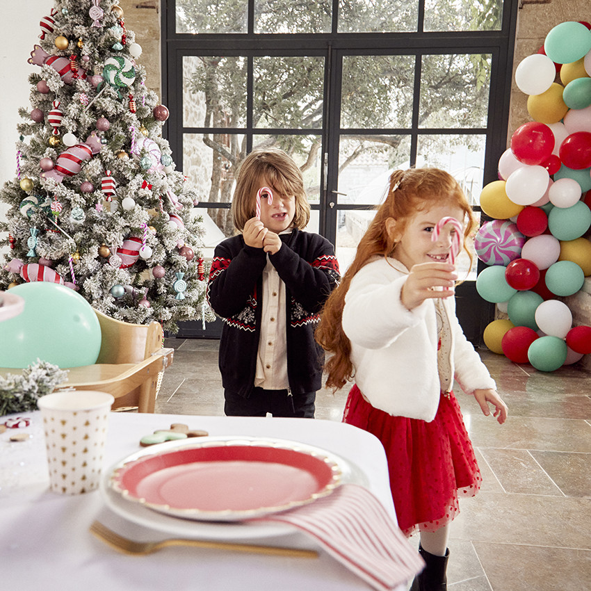 Gilet en tricot jacquard motif Noël pour garçon 