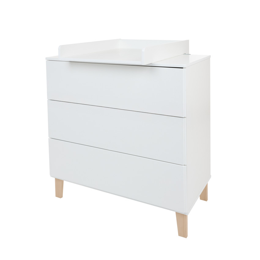 Cambiador blanco para cómoda Noah 2.0/Charlie/Mae 