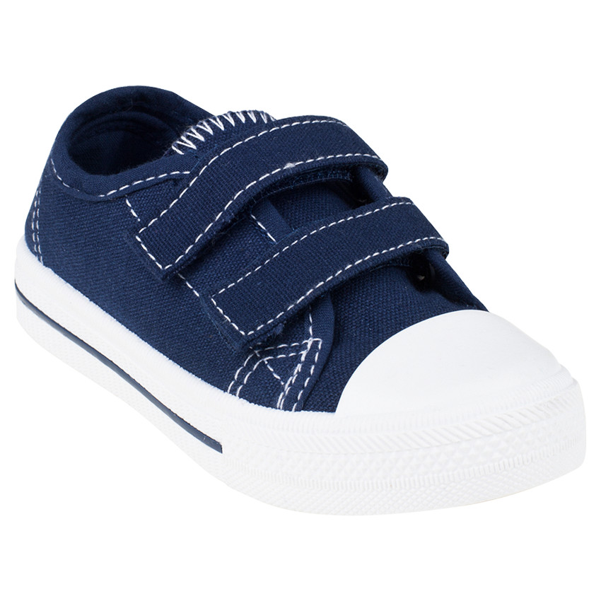 Zapatillas de deporte de caña baja con velcro de tela 