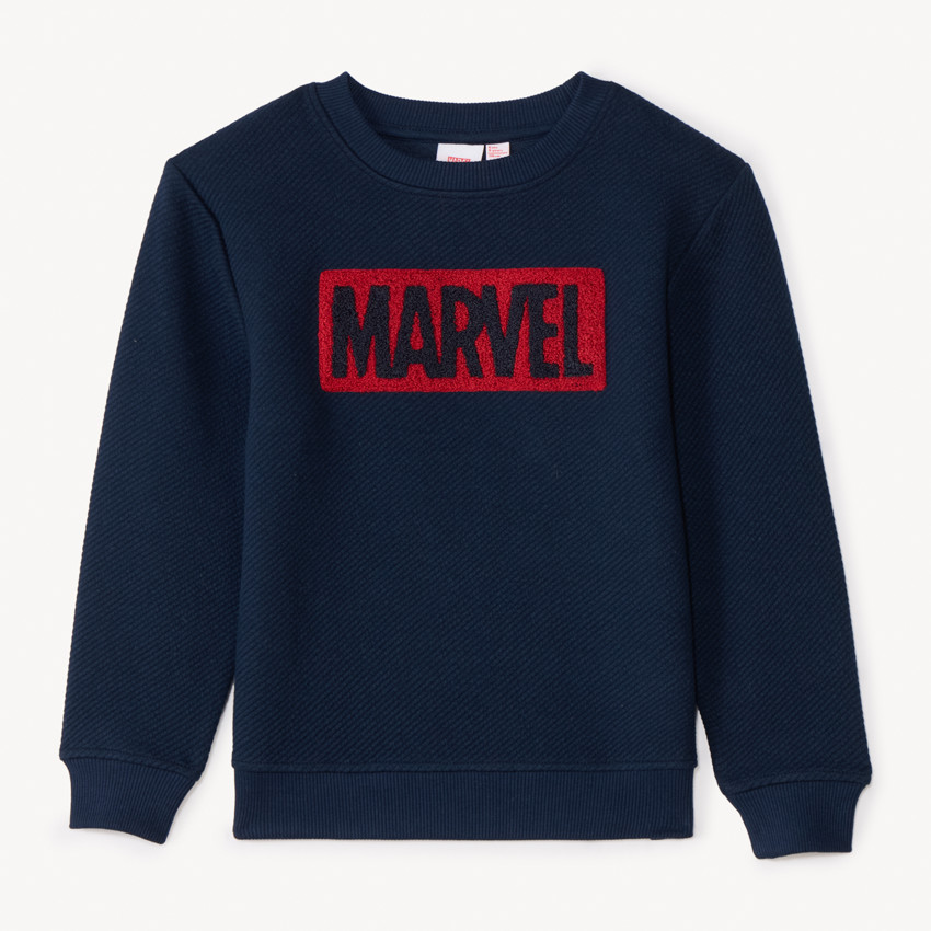 Sudadera de felpa con parche de bucles de Marvel para niño 