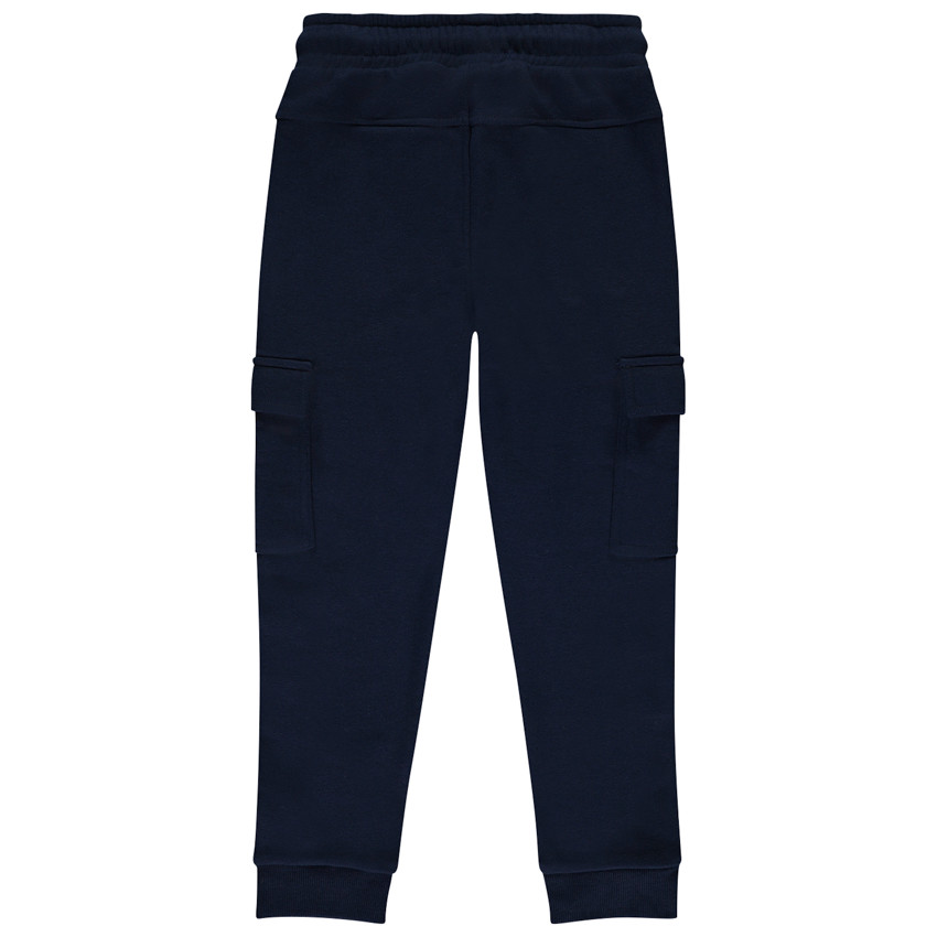 Pantalón jogging de felpa estilo cargo para niño 