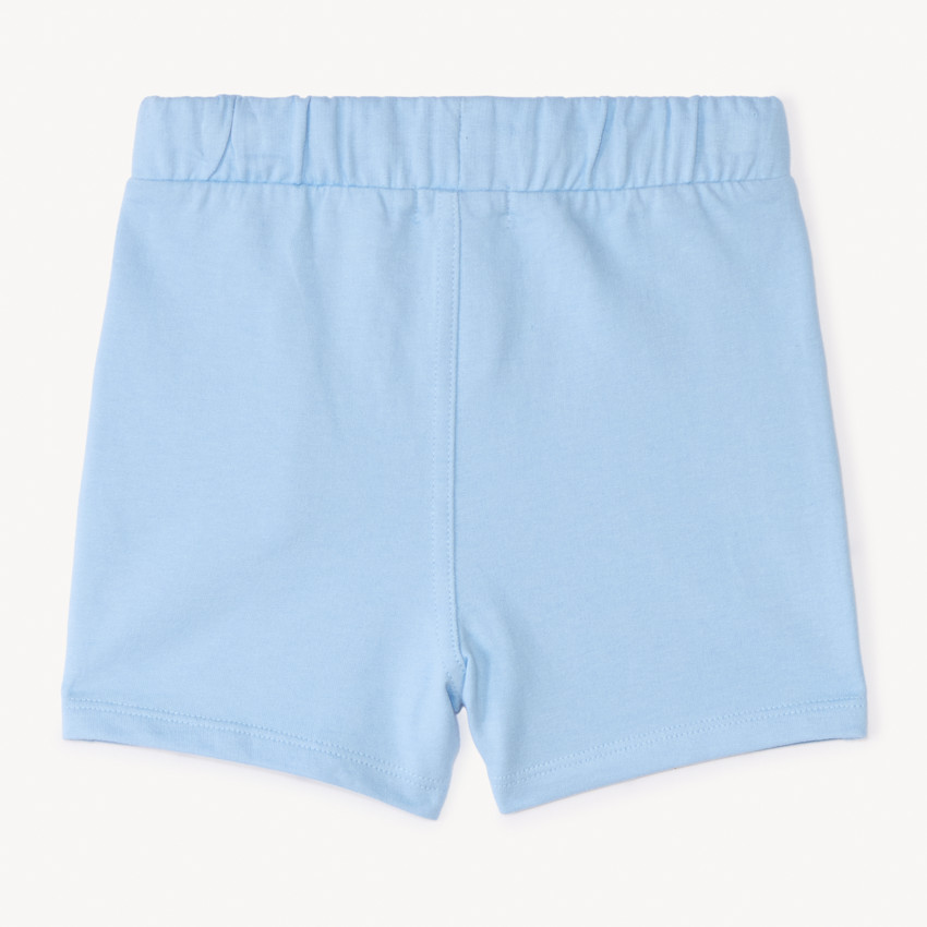 Bermudas de felpa lisa para bebé niño 