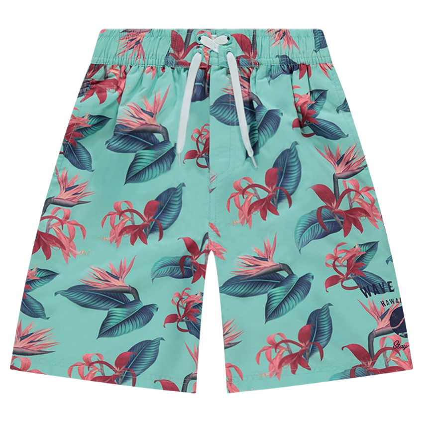 Júnior - Bermudas de baño con estampado vegetal all-over  Additional Júnior - Bermudas de baño con estampado vegetal all-over