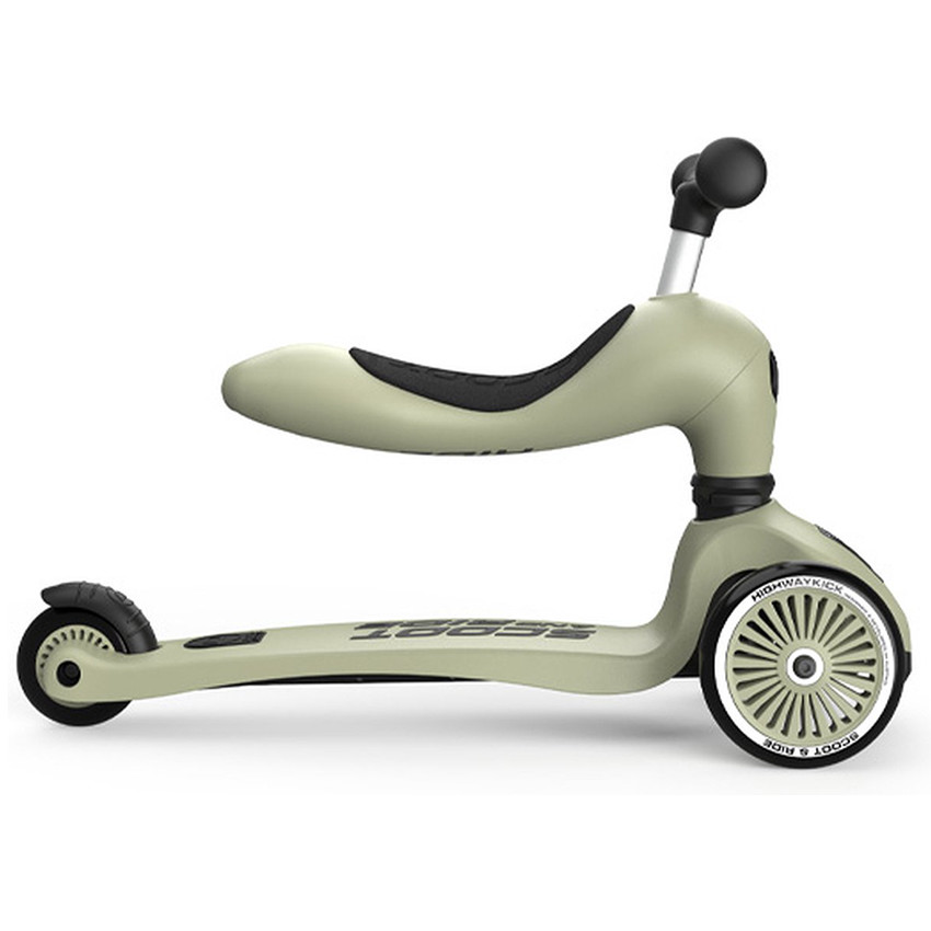 Highwaykick 1 Push & Go de Scoot & Ride en color Olive 
