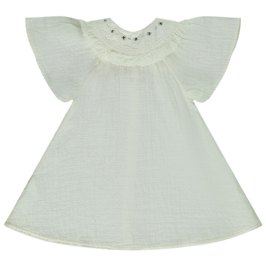 Camiseta de manga corta con cuello claudine para bebé niña  Additional Camiseta de manga corta con cuello claudine para bebé niña