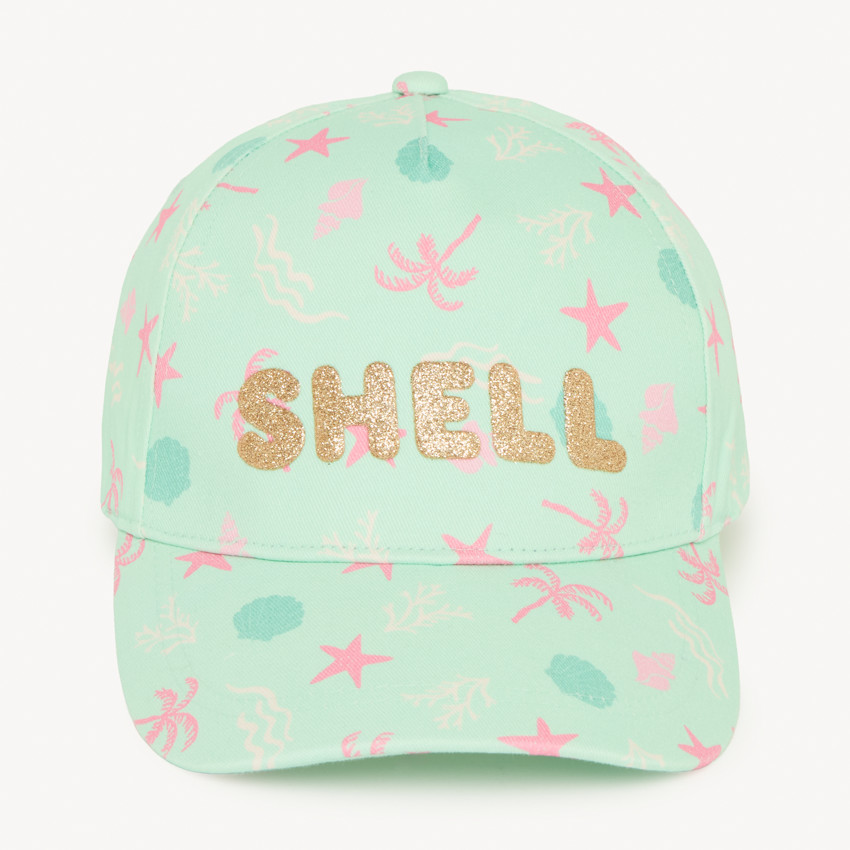 Gorra de playa con diseño para niña 