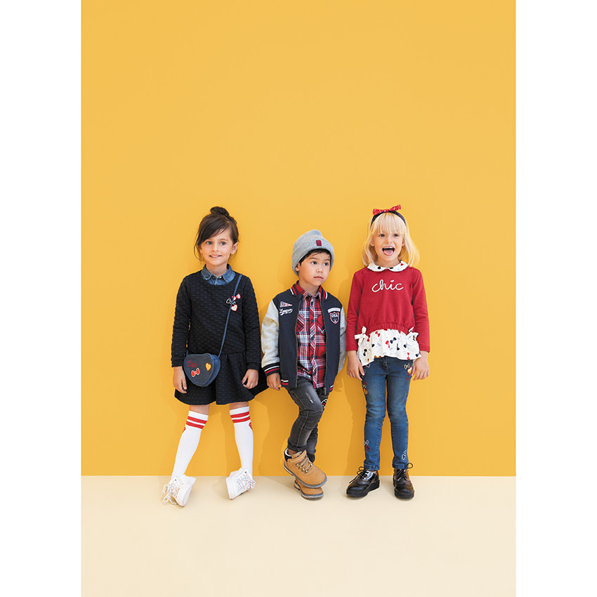 Camisa de manga larga con amplios cuadros que contrastan  Additional Camisa de manga larga con amplios cuadros que contrastan