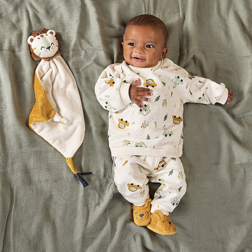 Ensemble pantalon jogging sweat imprime voiture pour bebe garcon Orchestra