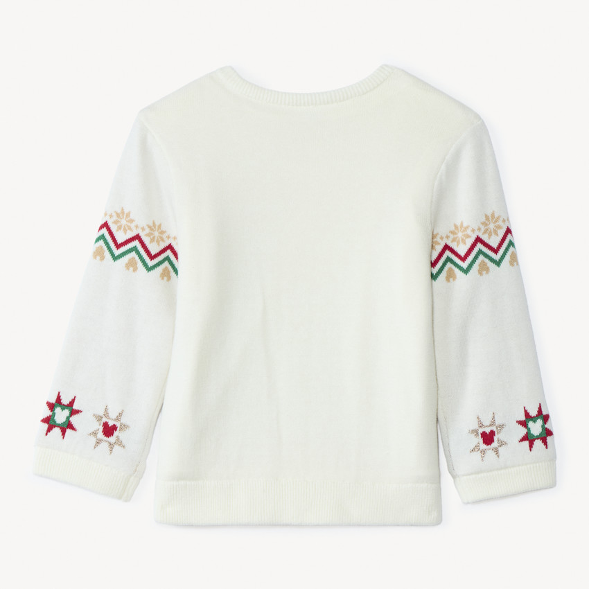 Suéter de Navidad Minnie Disney de punto para niña bebé 