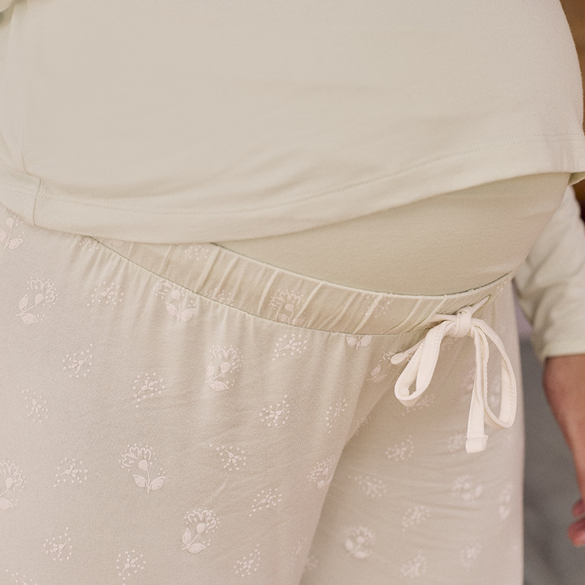 Pantalón de pijama floral premamá 