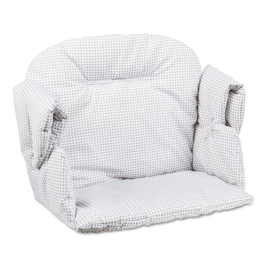 Coussin de chaise pour la chaise évolutive Prémaman - Vichy Main Coussin de chaise pour la chaise évolutive Prémaman - Vichy