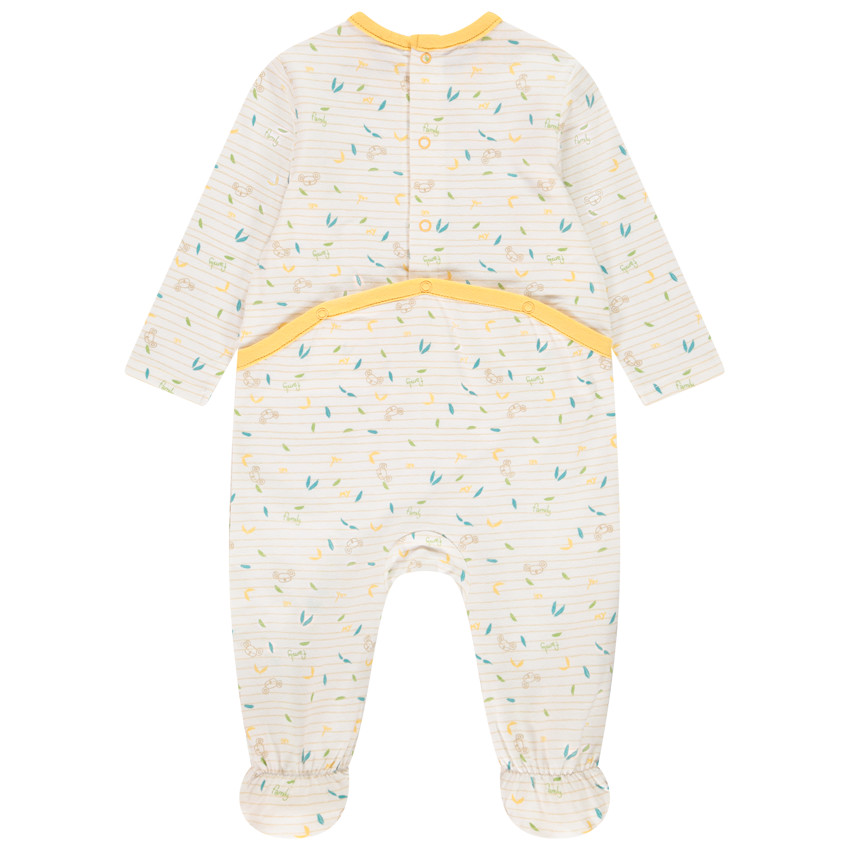 Pelele rayas y motivo fantasía 