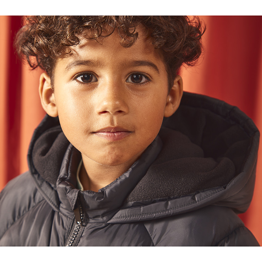 Plumífero micropolar con capucha para niño  Additional Plumífero micropolar con capucha para niño