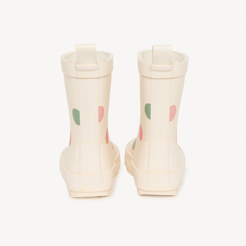 Botas de agua con estampado de lunares para bebé niña 