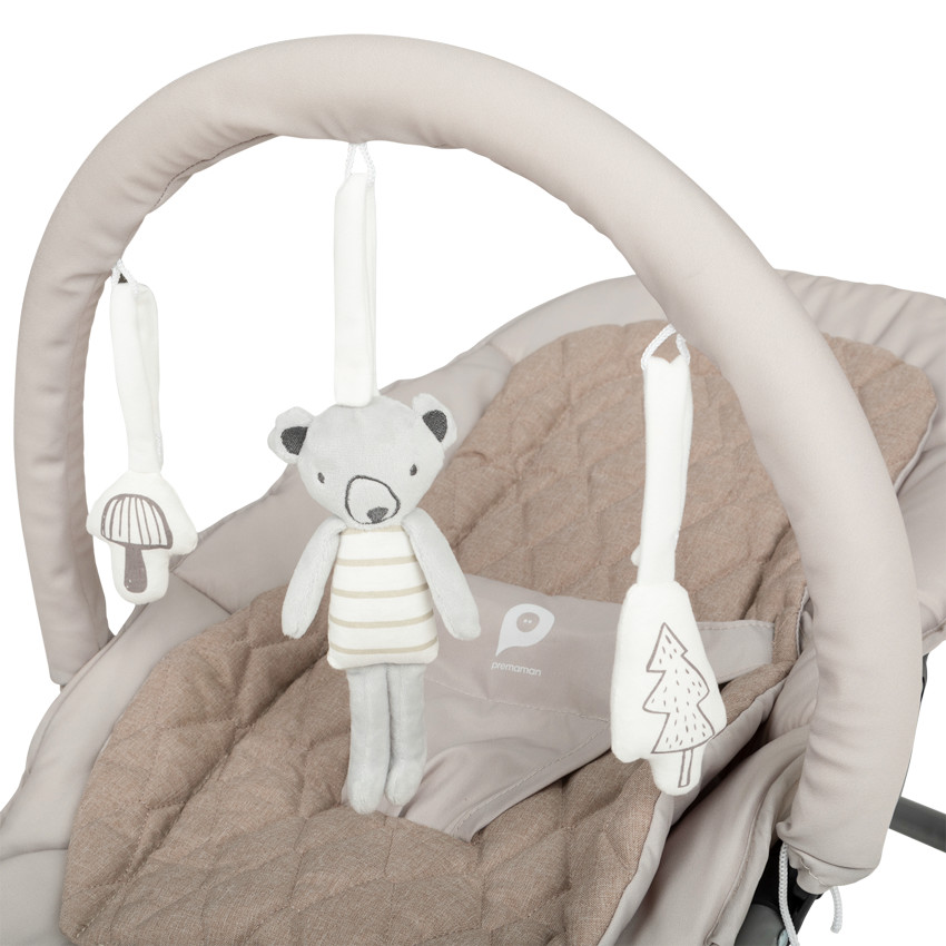 Hamaca Paddy con arco de juegos extraíble - Beige  Additional Hamaca Paddy con arco de juegos extraíble - Beige