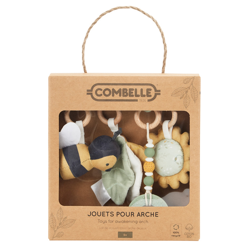 Set de 4 juguetes para arco actividades Promenade Bucolique verde 