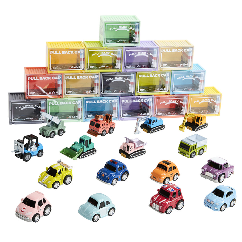 Vehículo miniatura de fricción coche inglés rojo 