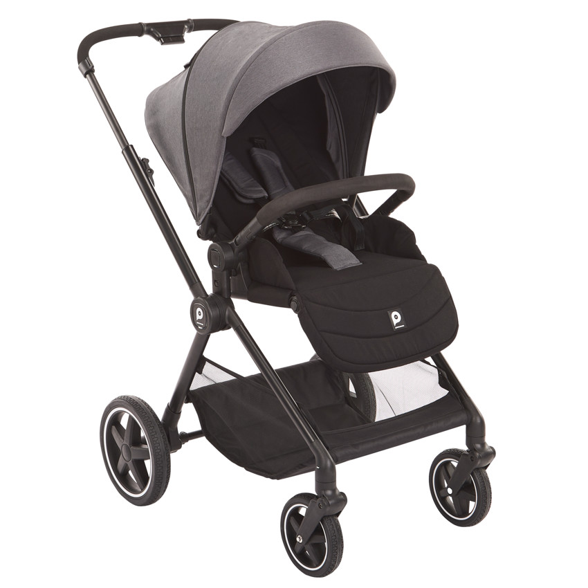 Carrito Trío Athéna con silla de coche i-Prim gris 