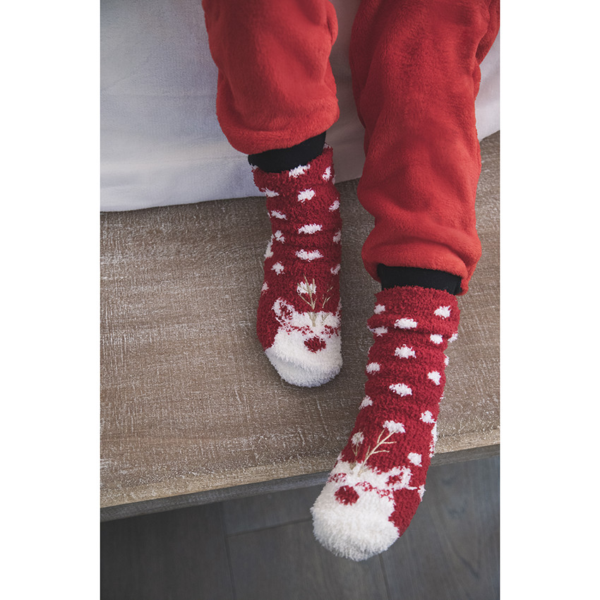 Juego de 2 pares de calcetines antideslizantes de Navidad para niños  Additional Juego de 2 pares de calcetines antideslizantes de Navidad para niños