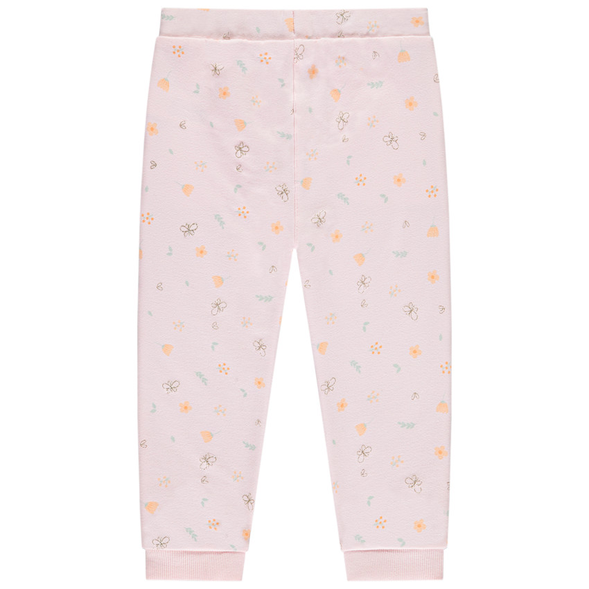 Chándal de felpa con estampado brillante para niña bebé 