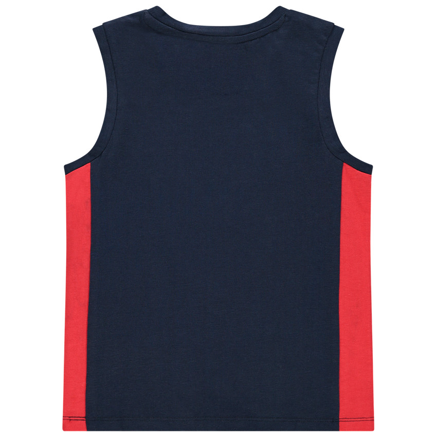 Débardeur en coton motif Spider-man en sequins magiques 