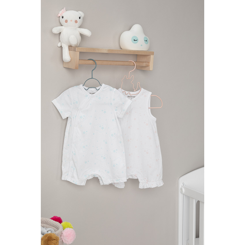 Mono corto de algodon bio estampado estrellas  