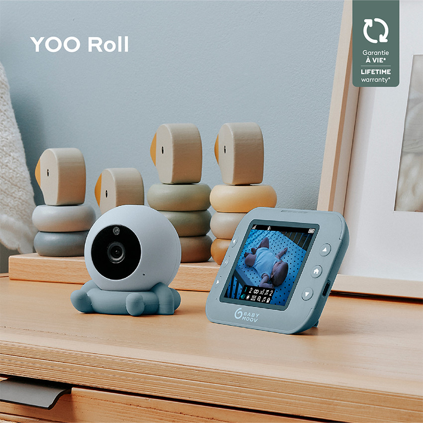 Babyphone vidéo Yoo Roll avec écran sans fil 
