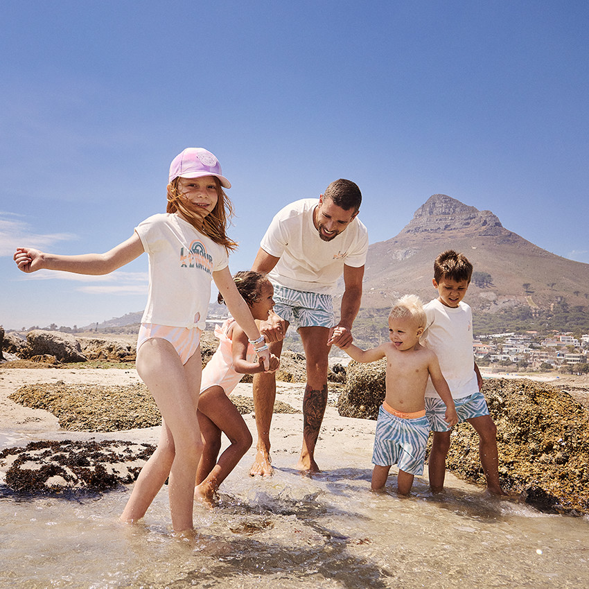 Short de baño efecto tie & dye para niño 