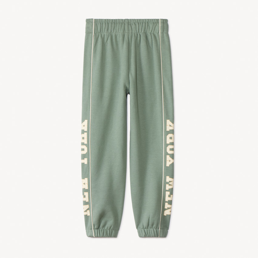 Jogging en molleton printé et pailleté pour fille 