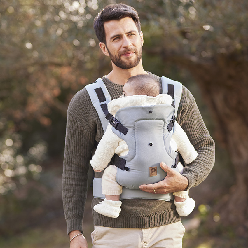 Porta-bebé Willy con 4 posiciones - Kaki 
