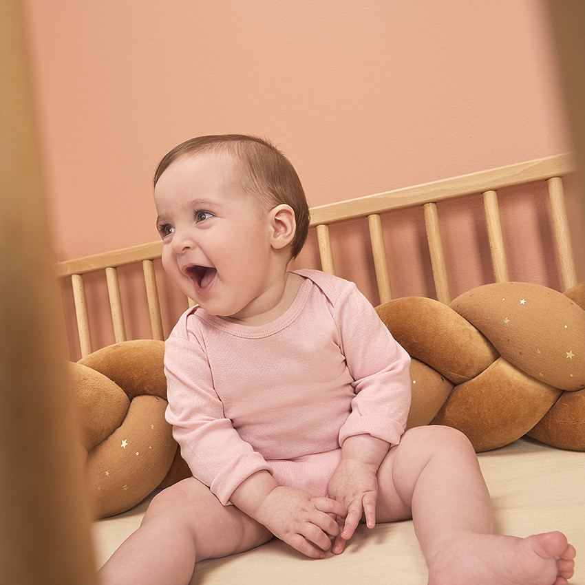 Pack de 5 bodies de manga larga para bebé niña 