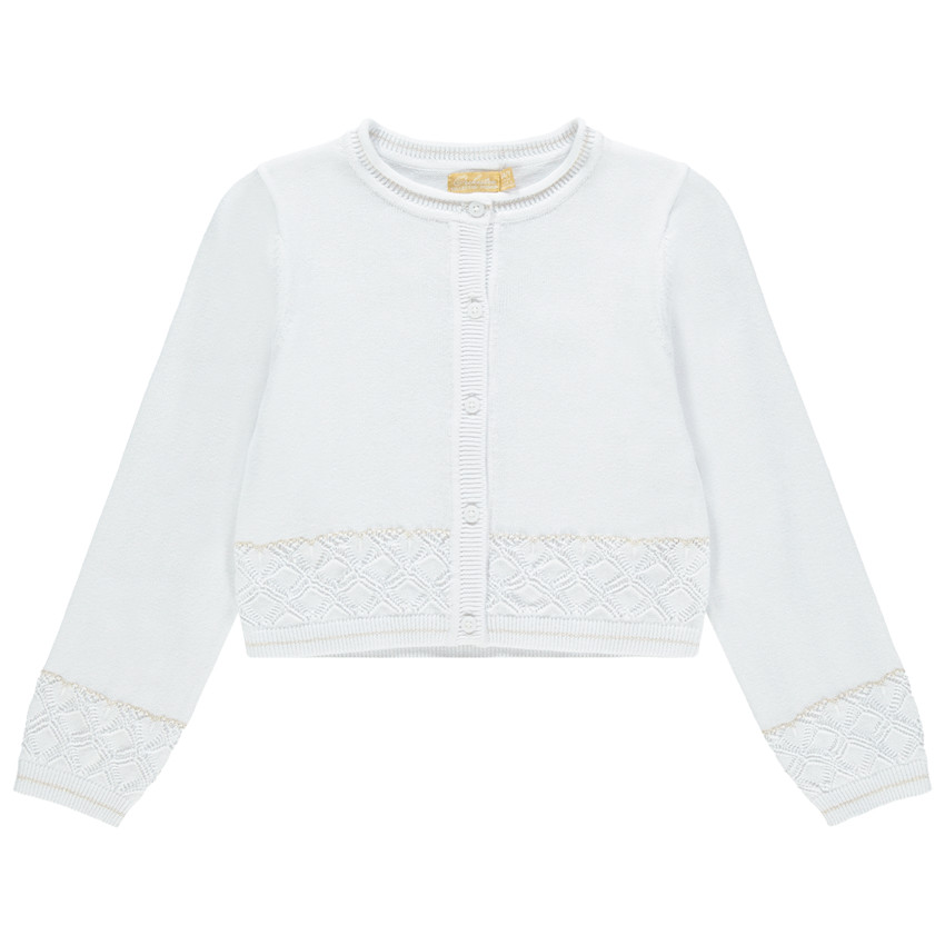 Chaqueta con juego de puntos 