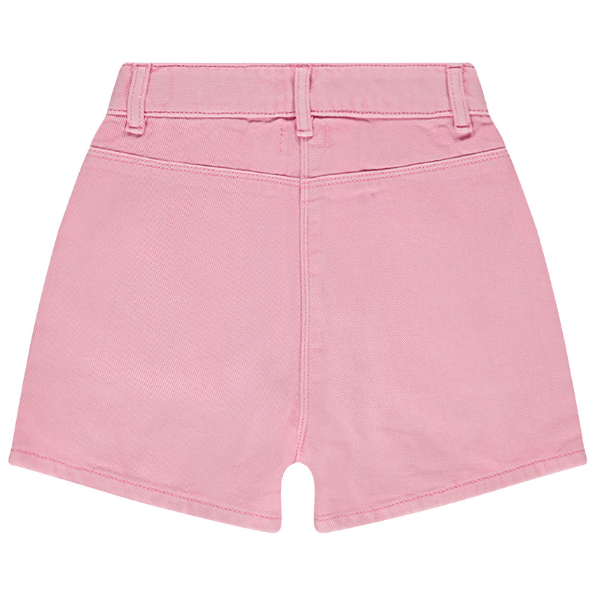 Short vaquero de algodón con botones para niña 
