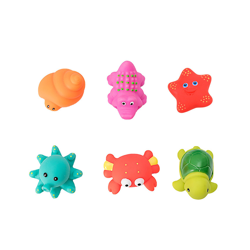 Juguetes de baño 6 uds Animales 