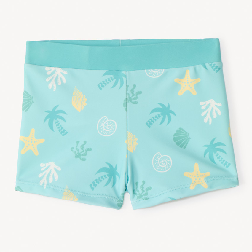 Bañador tipo boxer con estampado de conchas para bebé niño 