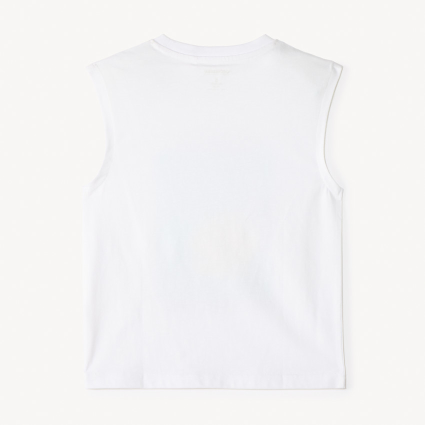 Camiseta sin mangas con estampado de conchas para niño 
