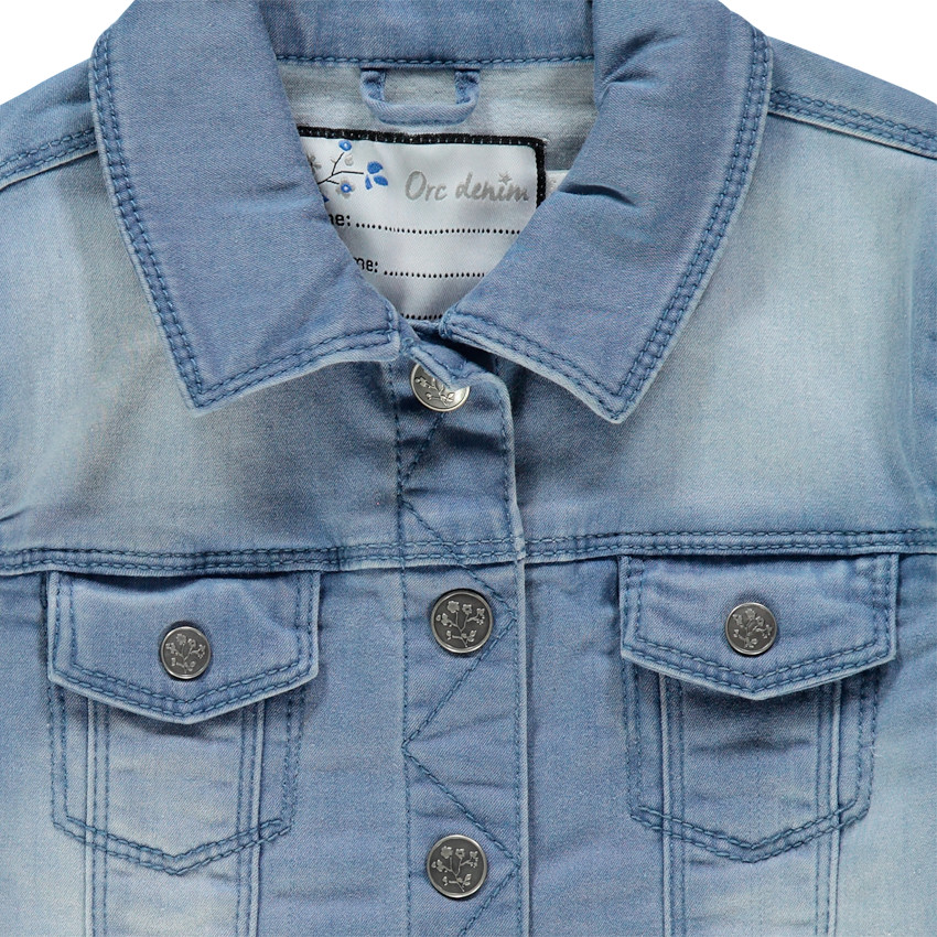 Chaqueta vaquera efecto desgastado  Additional Chaqueta vaquera efecto desgastado