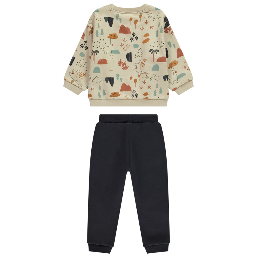 Conjunto de jogging de felpa con dinosaurios para bebé niño 