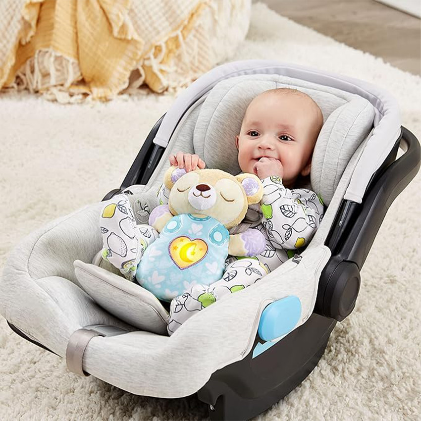 Peluche interactivo Osito melodías azul 