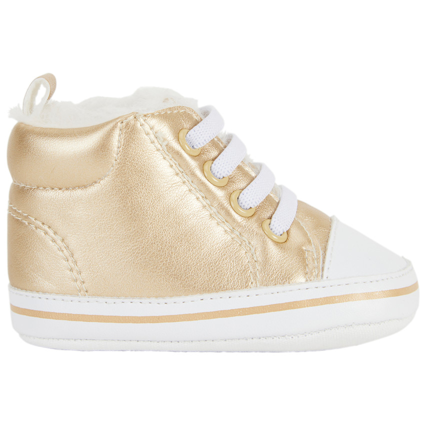 Converse doradas top con caña