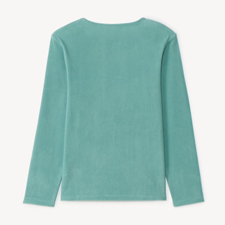 Conjunto de pijama de micropolar con estampado de oso para niño 