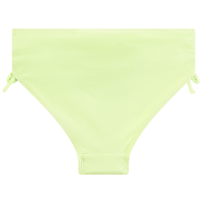 Bañador de dos piezas efecto gofrado para niña 