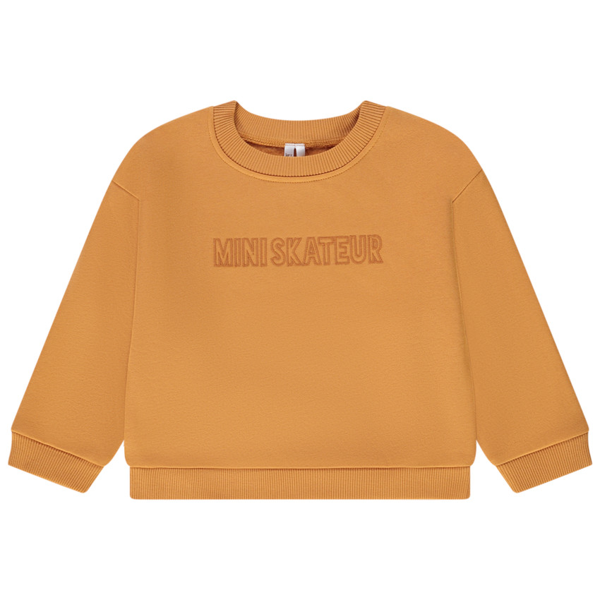 Sudadera oversize de felpa bordada para bebé niño 