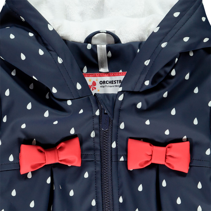 Parka goma motivo gotas 