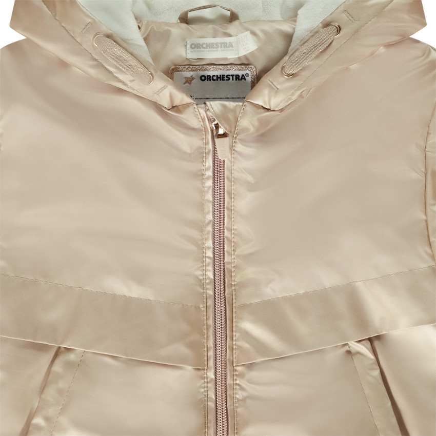 Chaqueta cortavientos de tela iridiscente y forro de sherpa para niña  Additional Chaqueta cortavientos de tela iridiscente y forro de sherpa para niña