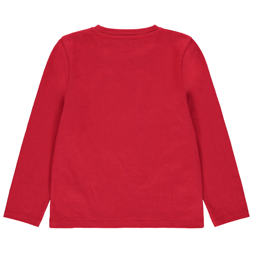 T-shirt manches longues en coton bio print Mickey Disney 