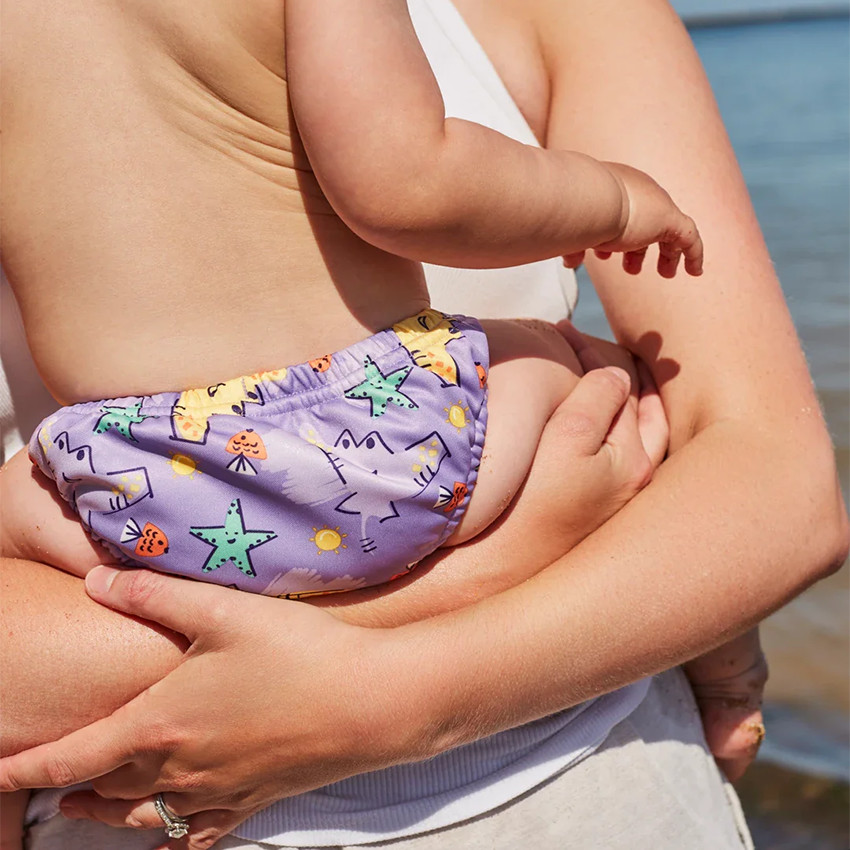 Couche de bain lavable révolutionnaire Flash 1-2 ans 