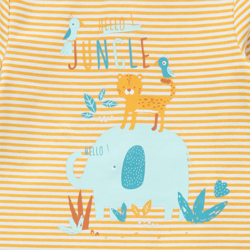 Pack de 3 peleles de jersey con estampado de animales 