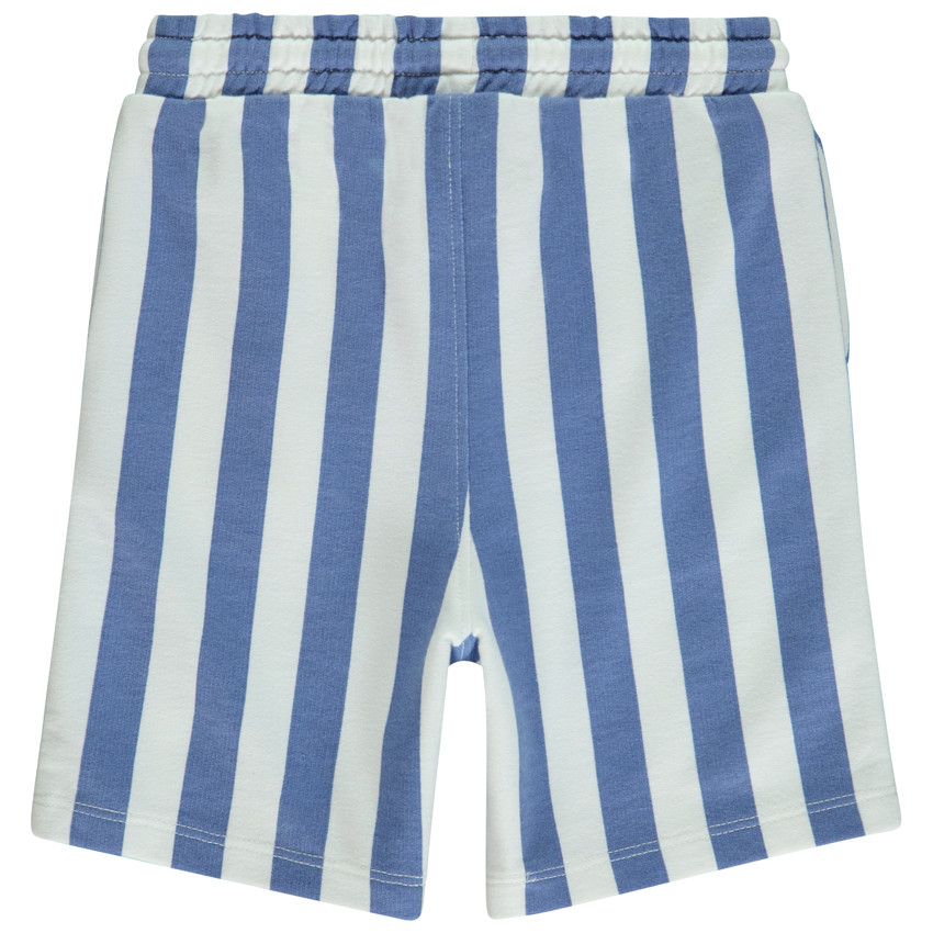 Bermudas de felpa rayada para bebé niño 
