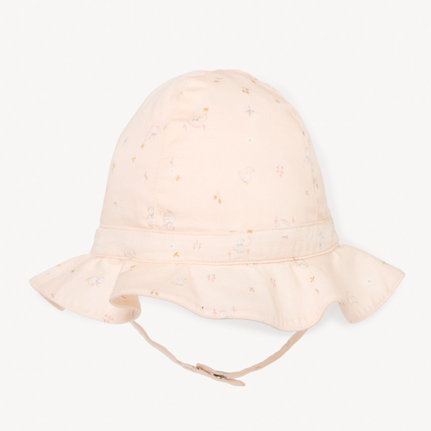 Charlotte con estampado fantasía y lazo para niña bebé 